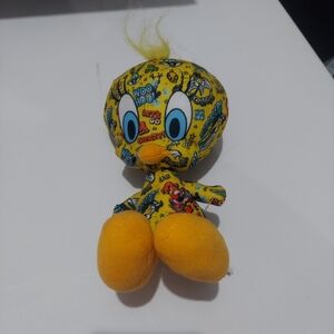Tweety Bird Looney Tunes Yellow Cartoon Character Plush Toy Sticker Bomb